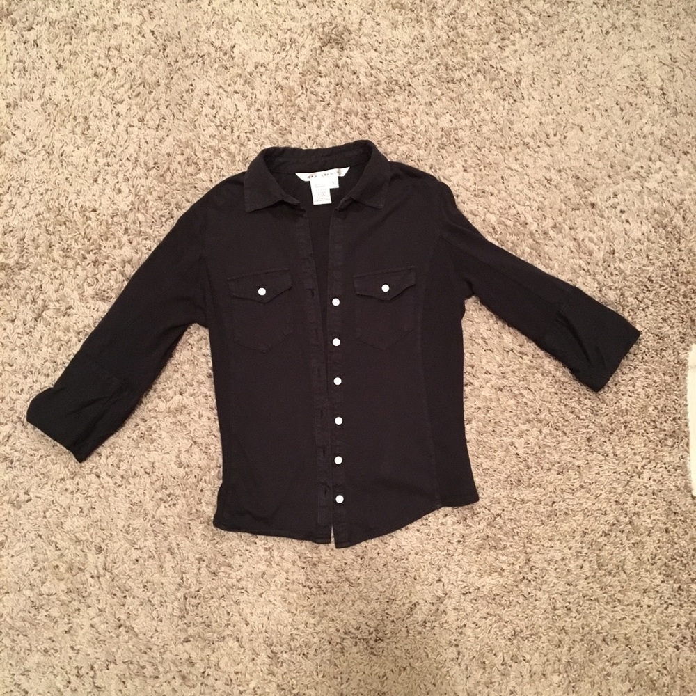 Max Studio Black Blouse
